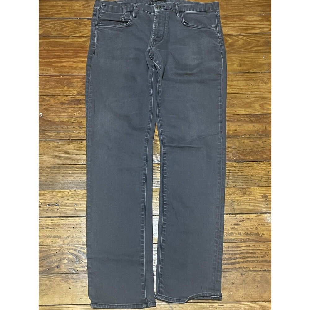 john varvatos jeans adult 38 gray men button K7
